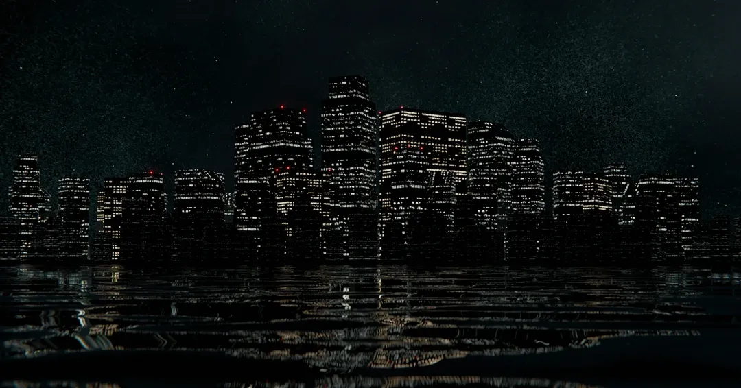Night city backdrop